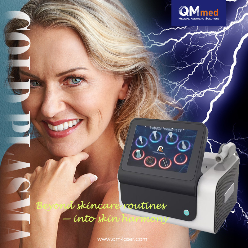 Cold &amp; Hot Plasma Beauty Machine Dual Mode Skin Tightening Pore Shrink Acne Treatment Device OEM ODM Service
