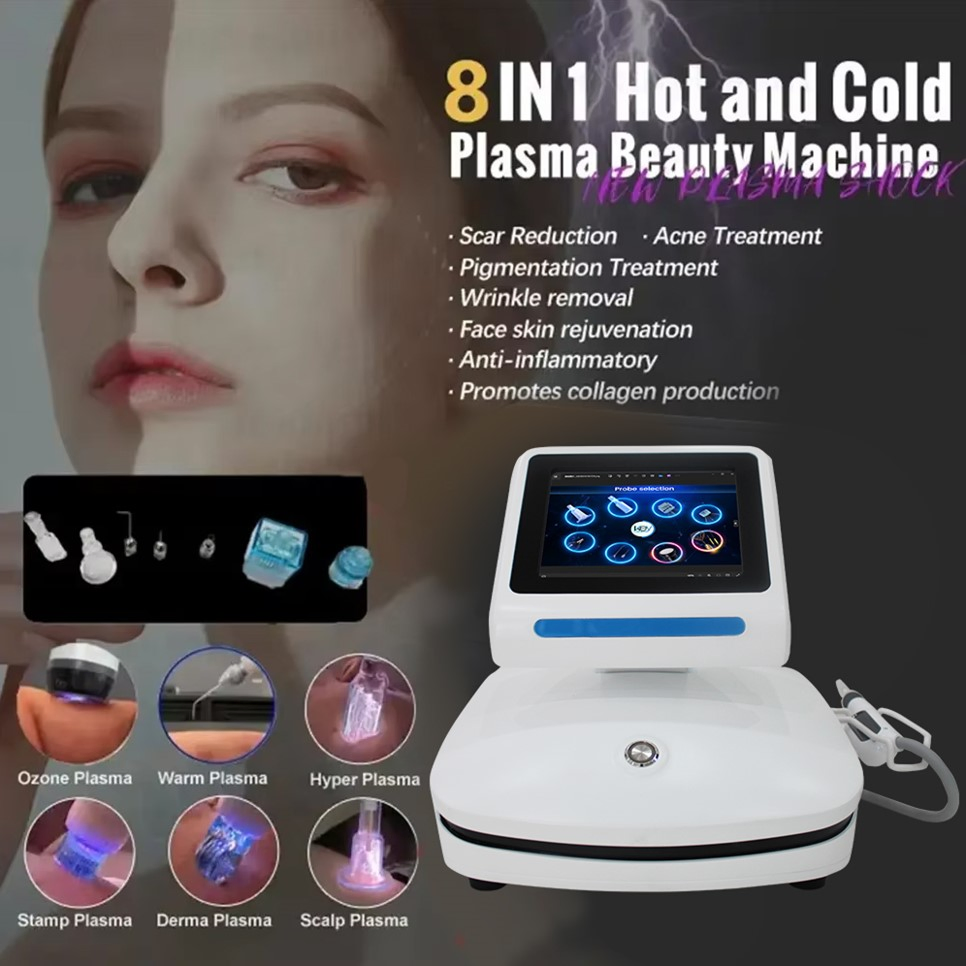 Fusion Plasma 8 in 1 for Spot Removal Skin Tightening Plasma Treatment Machine Face Lift Plasma Beauty Machine