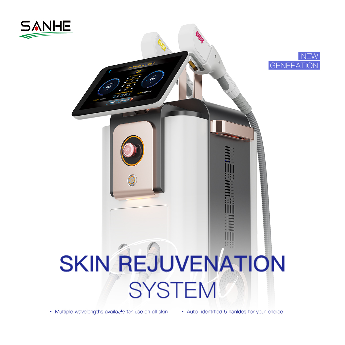 DPL Diode Laser Hair Removal Machine for Hair Removal and Skin Rejuvenation with 4000W High Power High Fluence Output
