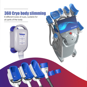 360 Cryolipolysis Cool Slimming Machine for Body Weight Loss Fat Freezing with 4 Handles US Plug Type