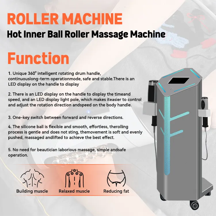 Factory Price Vertical Endosphere Machine Body Slim Cellulite Inner Ball Roller Lymphatic Drainage Machine Skin Tightening