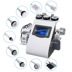 Portable 9-in-1 Cavitation &amp; Radio Frequency Body Massager With Timing Control For Fat Loss And Body Shaping