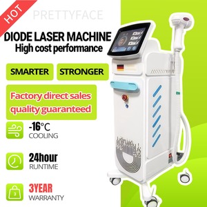 Painless High Power 808nm YAG Diode Laser Hair Removal Machine 3 Wavelengths Ice Cooling Fast Treatment Beauty Salon Equipment
