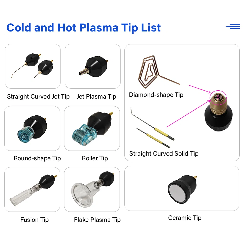 8 in 1 Skin Tightening Hot and Cold Fusion Plasma Skin Care Machine
