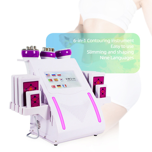 6 in 1 40K Cavitation Machine Body Slimming Vacuum RF Lipo Laser Weight Loss Body Contouring Professional 6-in-1 40K Ultrasonic