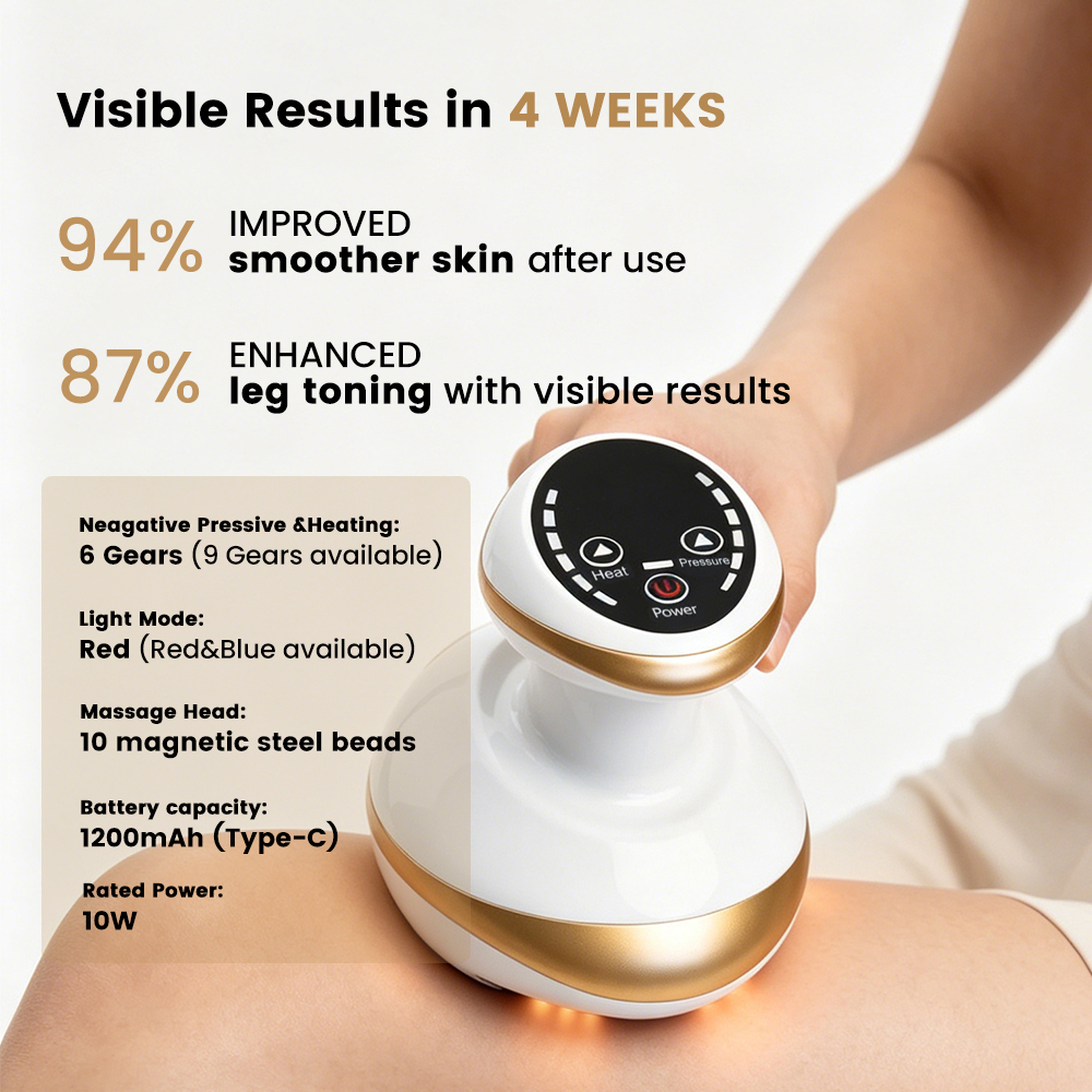 Electric Whole Body Slimming Guasha Beauty Massager Anti-Cellulite Vacuum Suction Cupping Therapy Machine