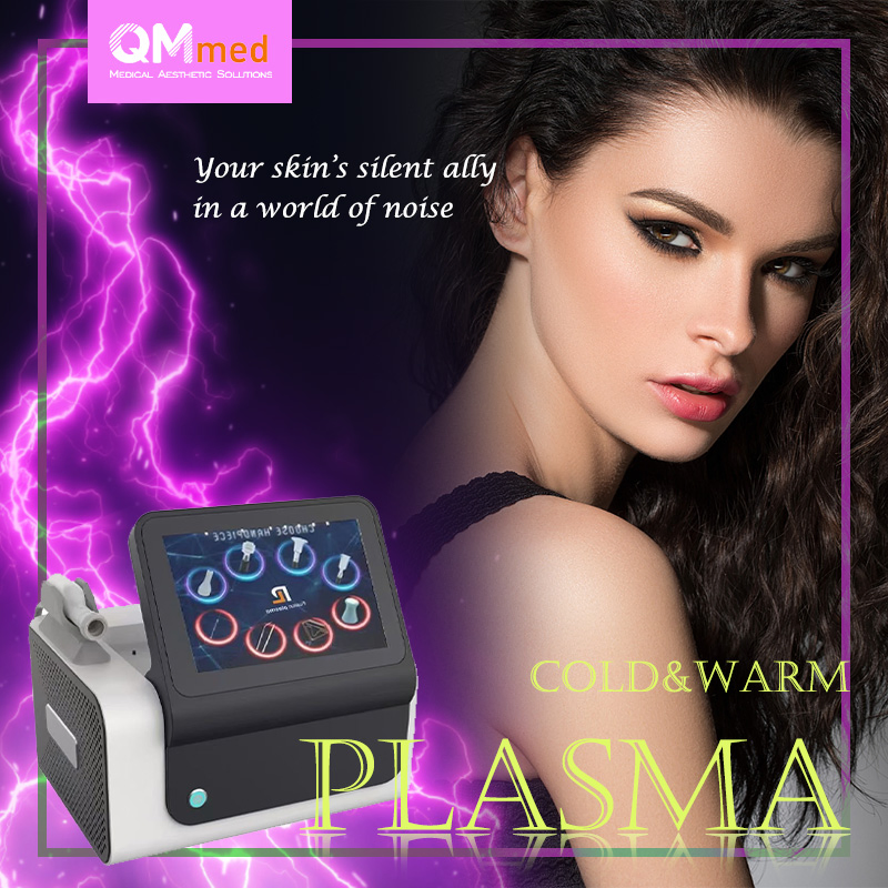 Cold &amp; Hot Plasma Beauty Machine Dual Mode Skin Tightening Pore Shrink Acne Treatment Device OEM ODM Service