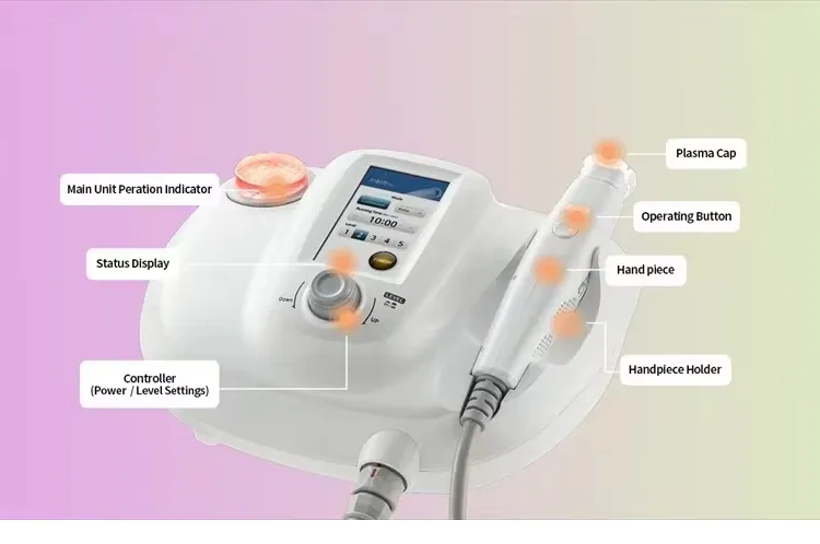 Portable Cold Plasma Beauty Machine for Acne Treatment Skin Tightening Whitening