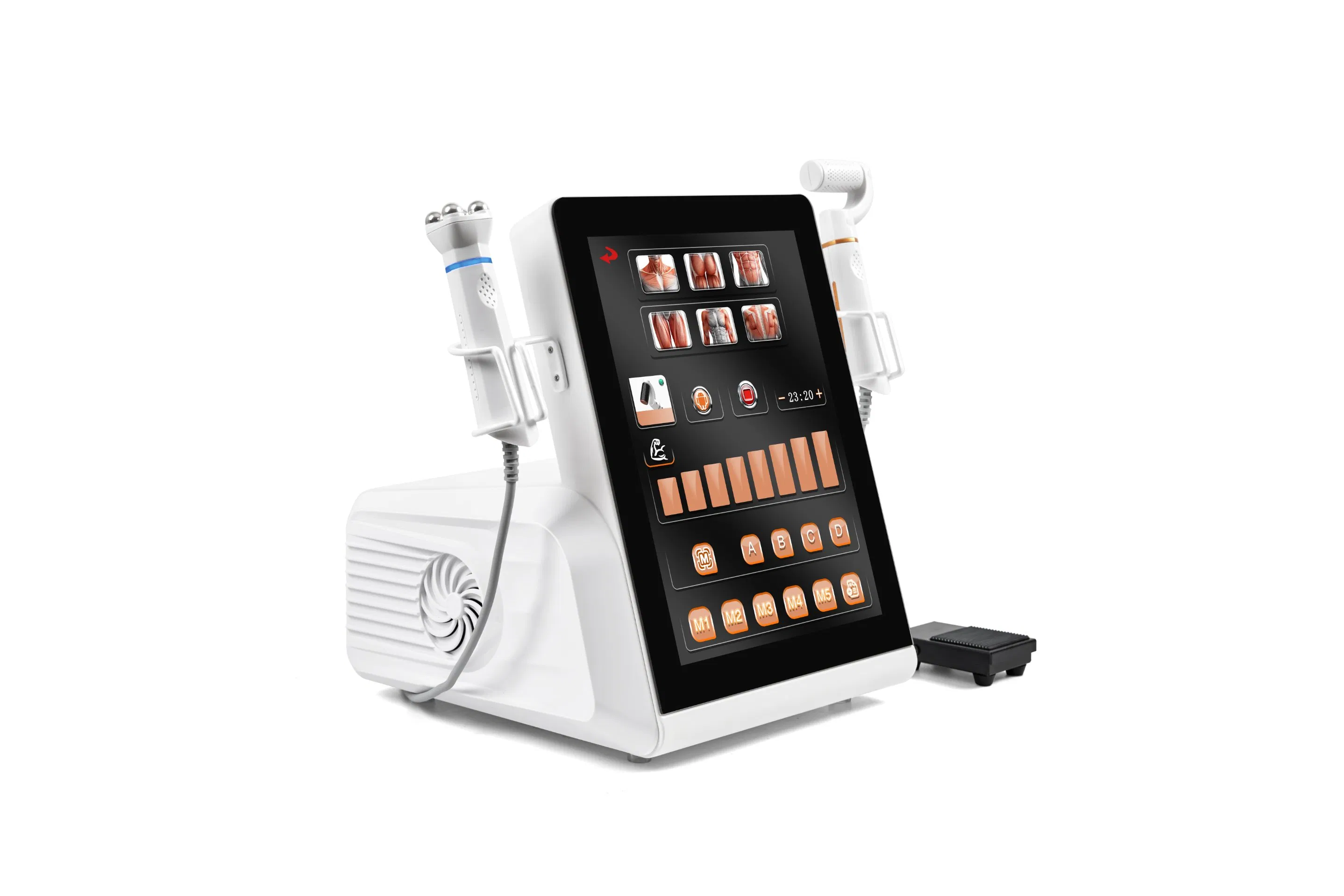 Newest 3 in 1 Plasma EMS RF Acne Removal Ozone Plasma Eyelid Neck Face Lift Plasma RF Skin Tightening Rolling Machine