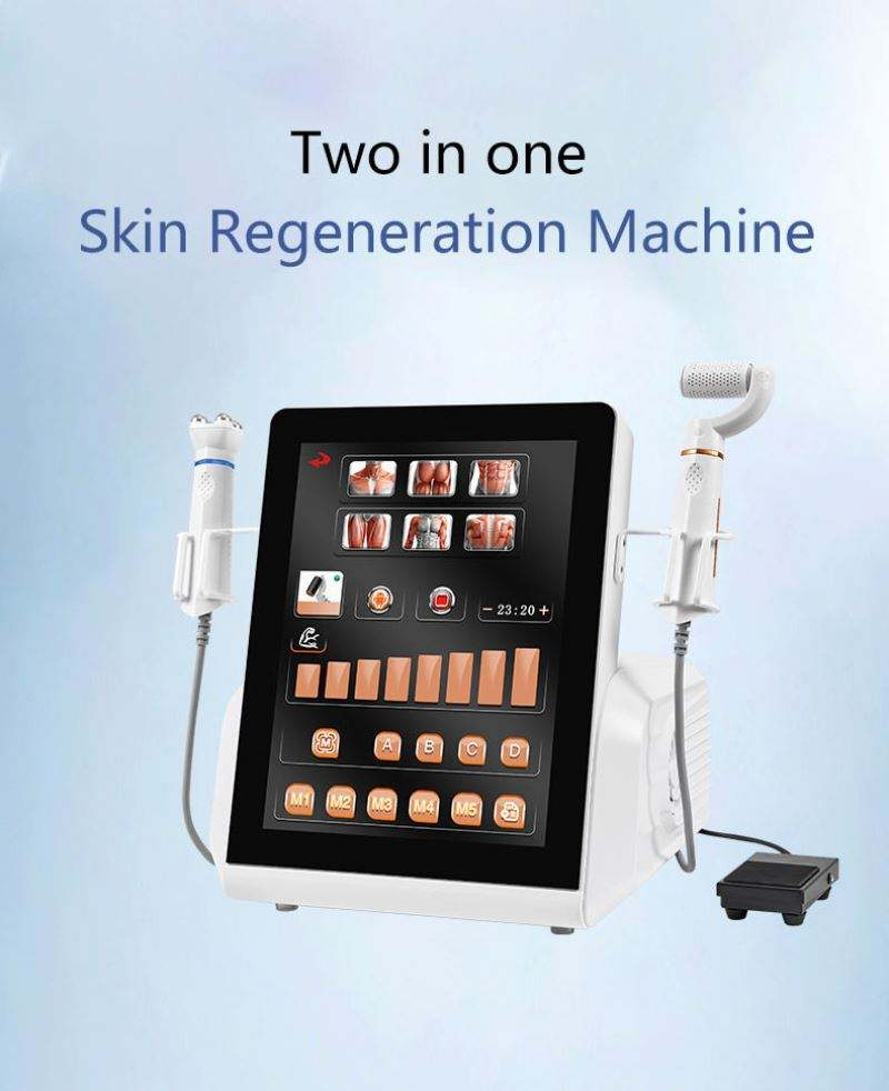 3 in 1 EMS Plasma Jet and Microneedling RF Cold Machine Beauty Glasses Fat Melting Skin Rejuvenation Tightening
