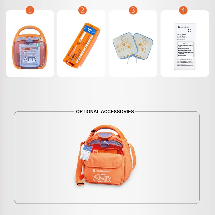 Medical Portable Automatic External Aed Defibrillator Monitor First Aid Aed-3100