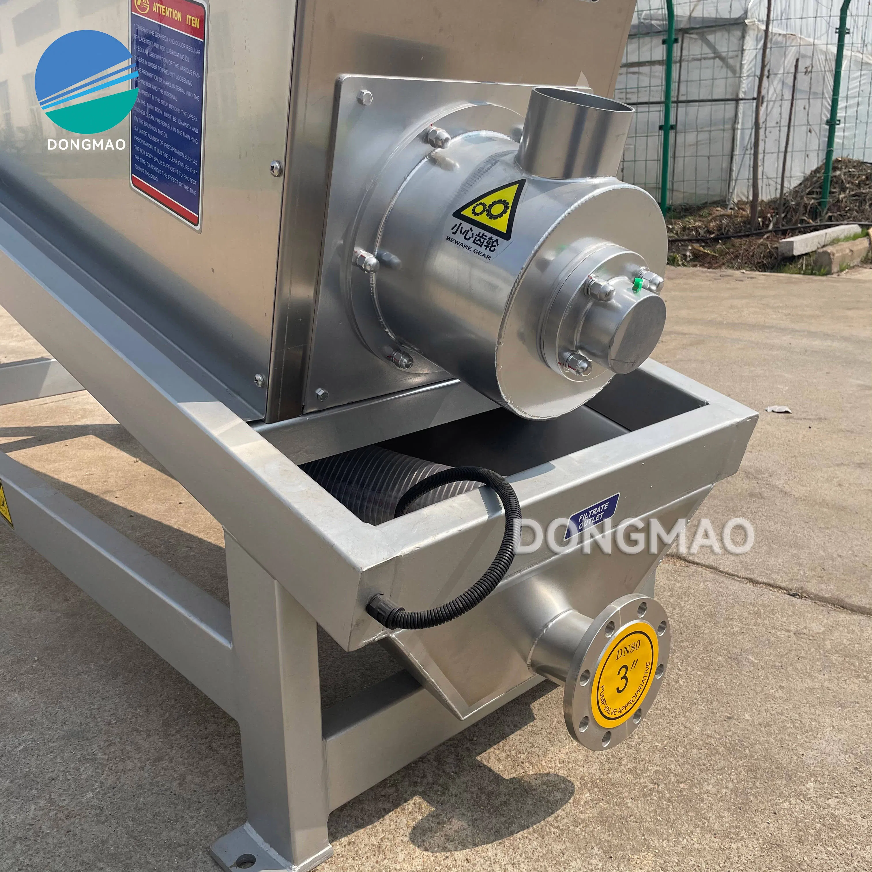 Environmental Machinery Waste Water Treatment Screw Press Sludge Dewatering Machine for Industrial Wastewater Treatment