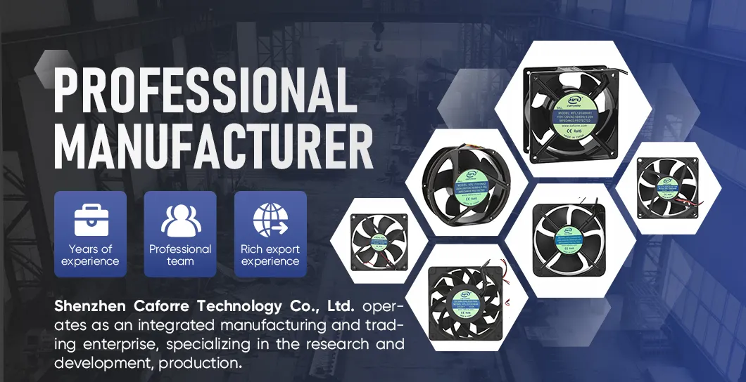 DC Axial Flow Fan Banner