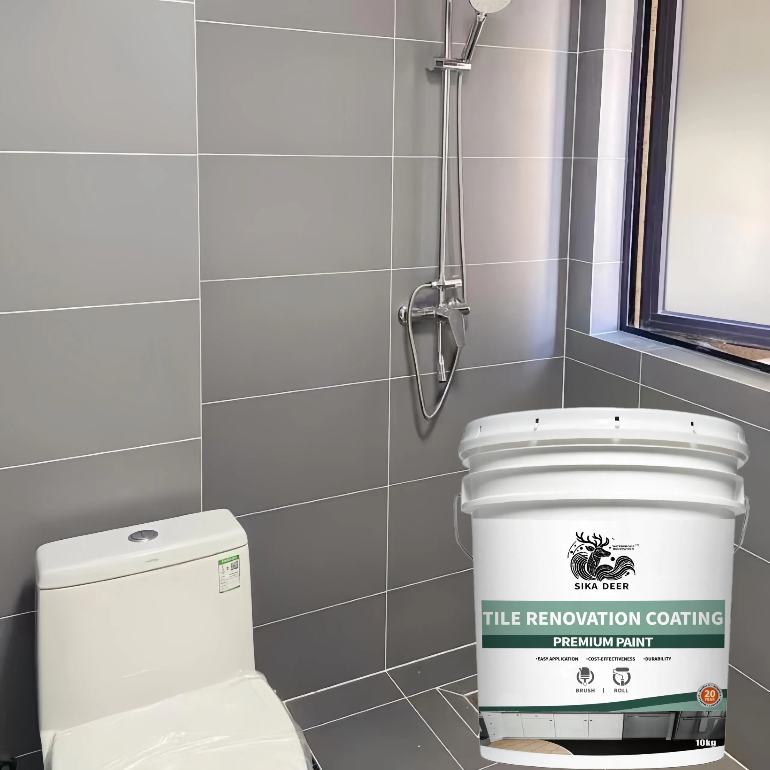 Premium Waterproof Tile Restoration Coating for Long-Lasting Protection