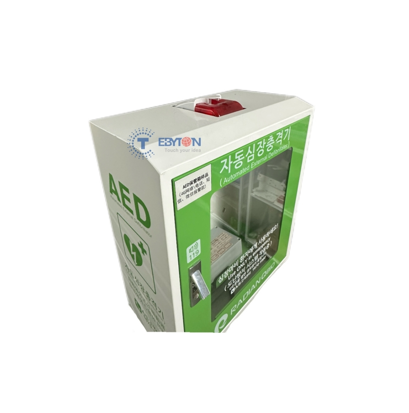 Universal Wall-Mounted Aed Cabinet for All Medical Settings
