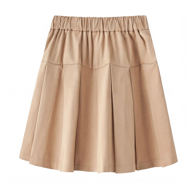 Versatile Girls' Khaki Summer Trousers for School and Play