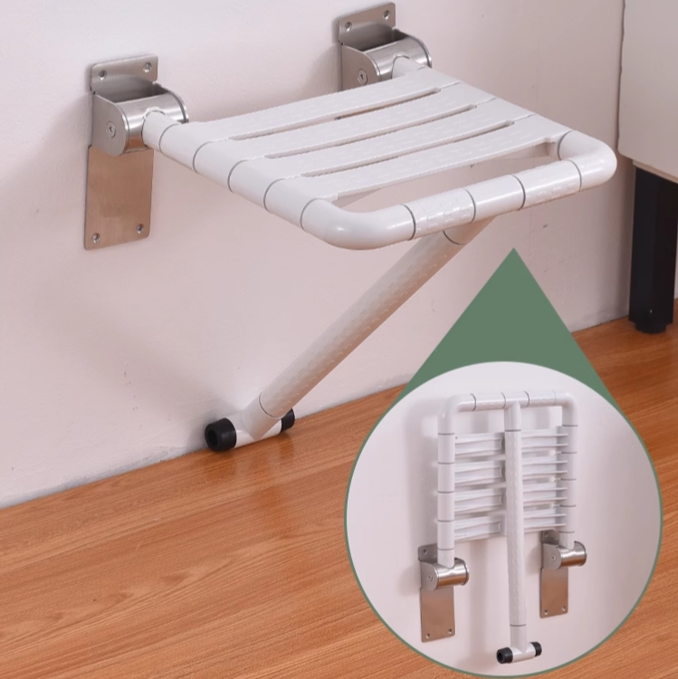 Heavy-Duty Non-Slip Folding Shower Chair Suitable for The Elderly and Disabled