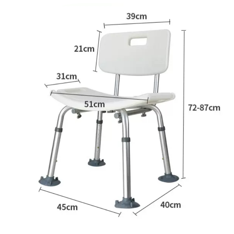 Versatile Bathtub Seat with Removable Backrest for Comfort