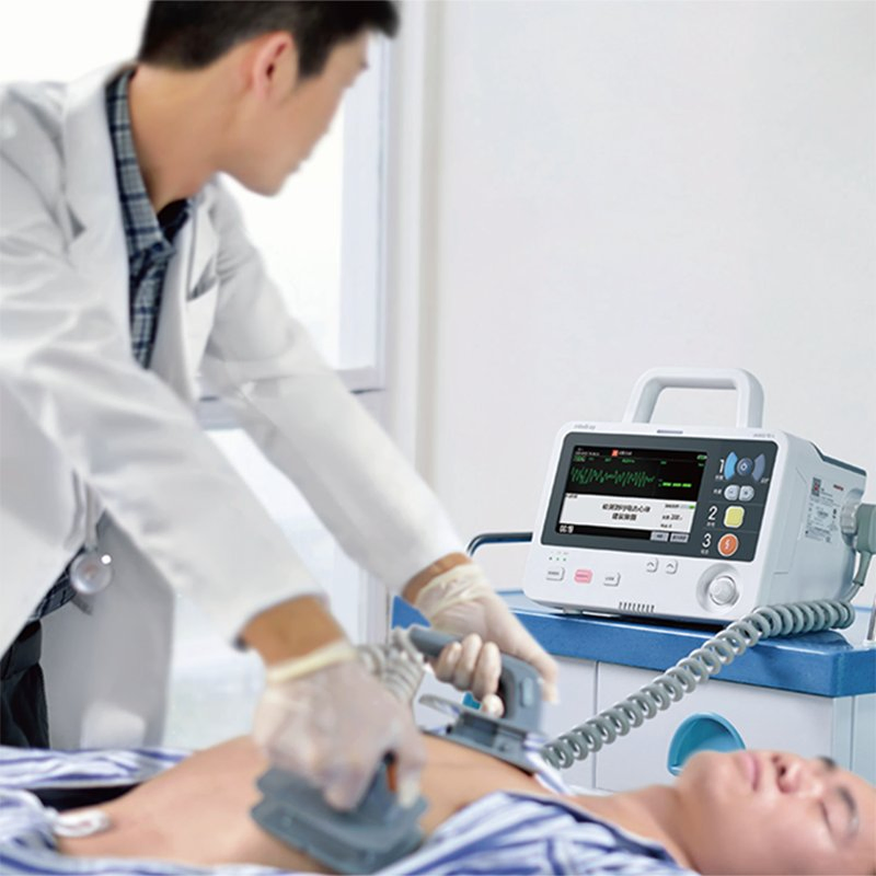 Portable Biphasic Aed Monitor for Emergency Medical Use