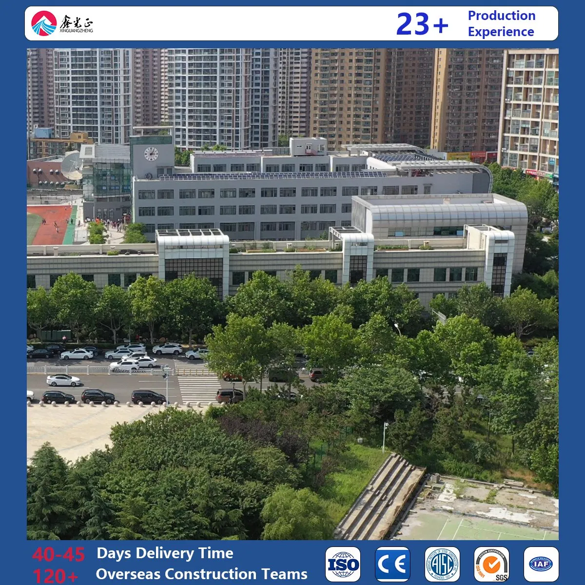 The Overall Steel Structure Design and Construction of The School