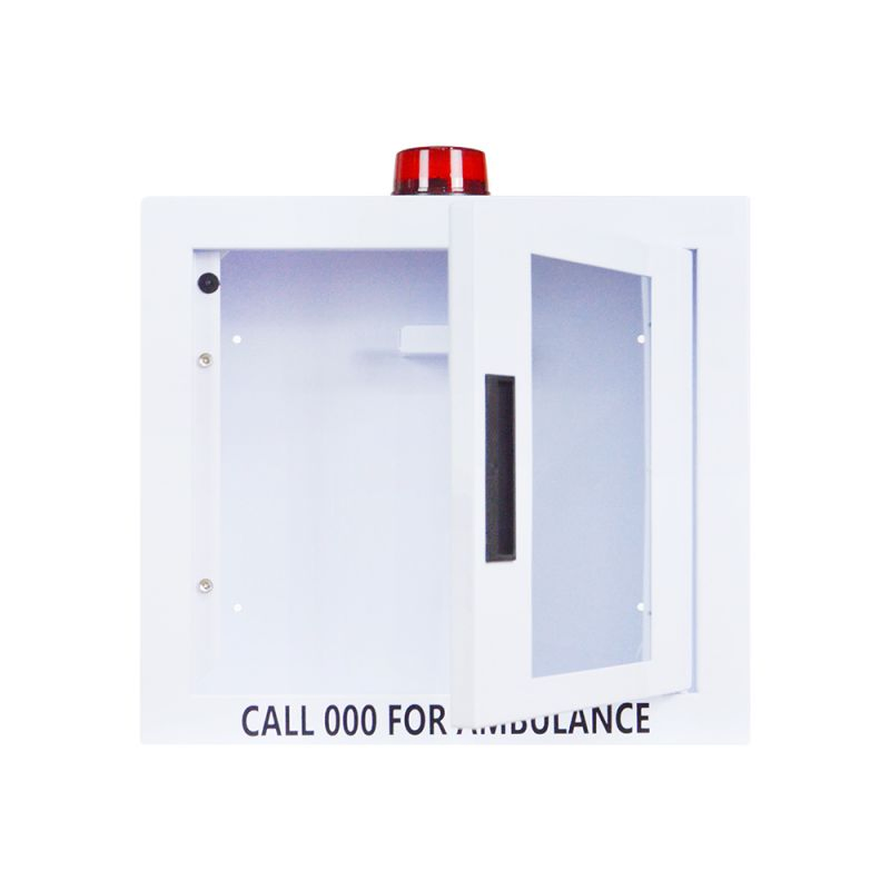 Wap-Health M4 Custom Logo Printing Wall Mounted Custom Aed Box Cabinet with Alarm