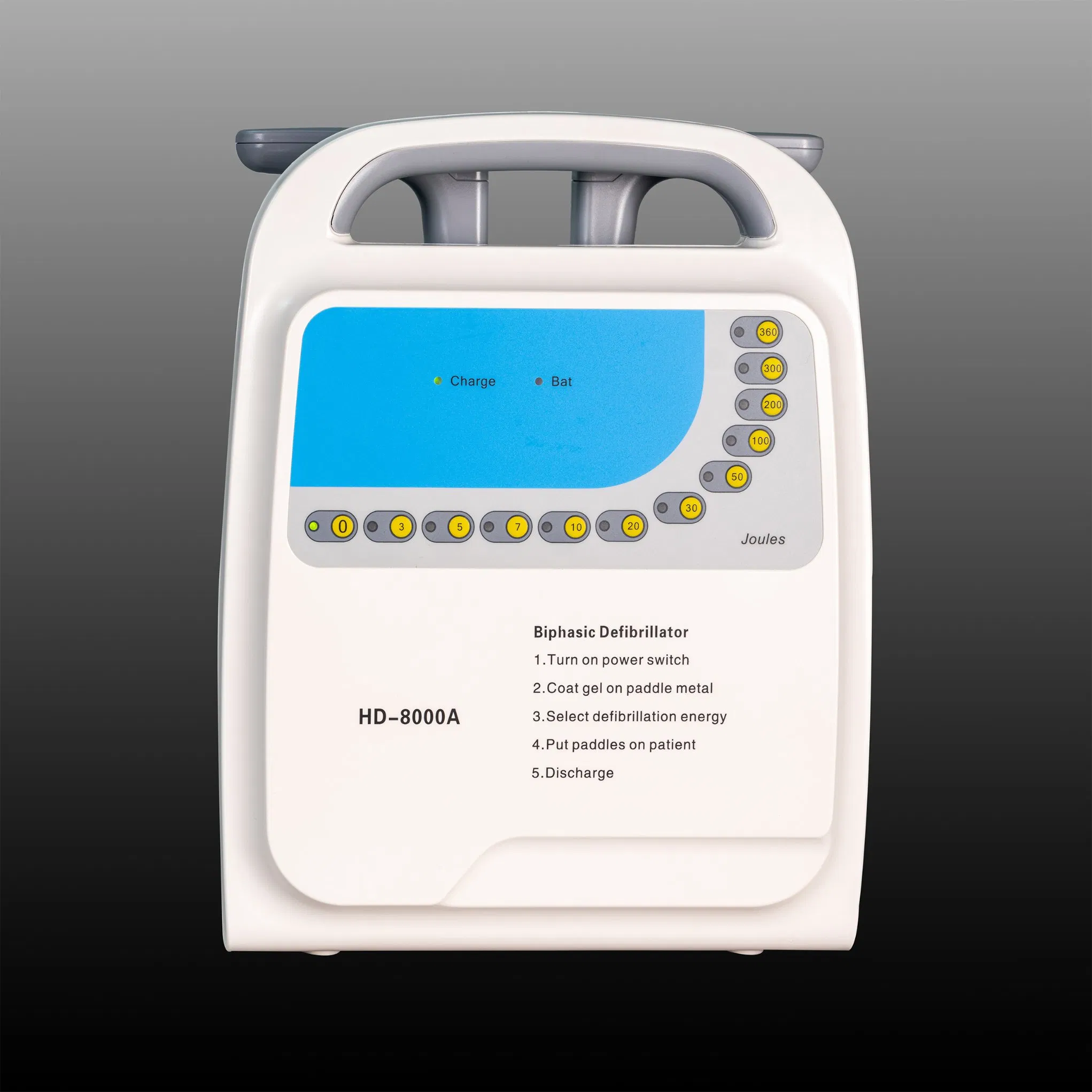 HD-8000A Biphasic Defibrillator Manual External Asynchronous Defibrillation Portable