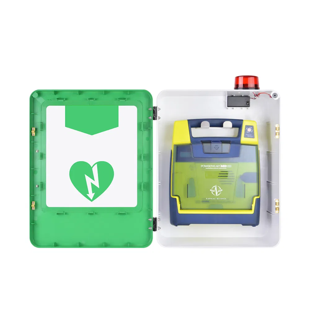 High Quality Plastic Wall Box Mounted Customized Aed Cabinet for All Aeds