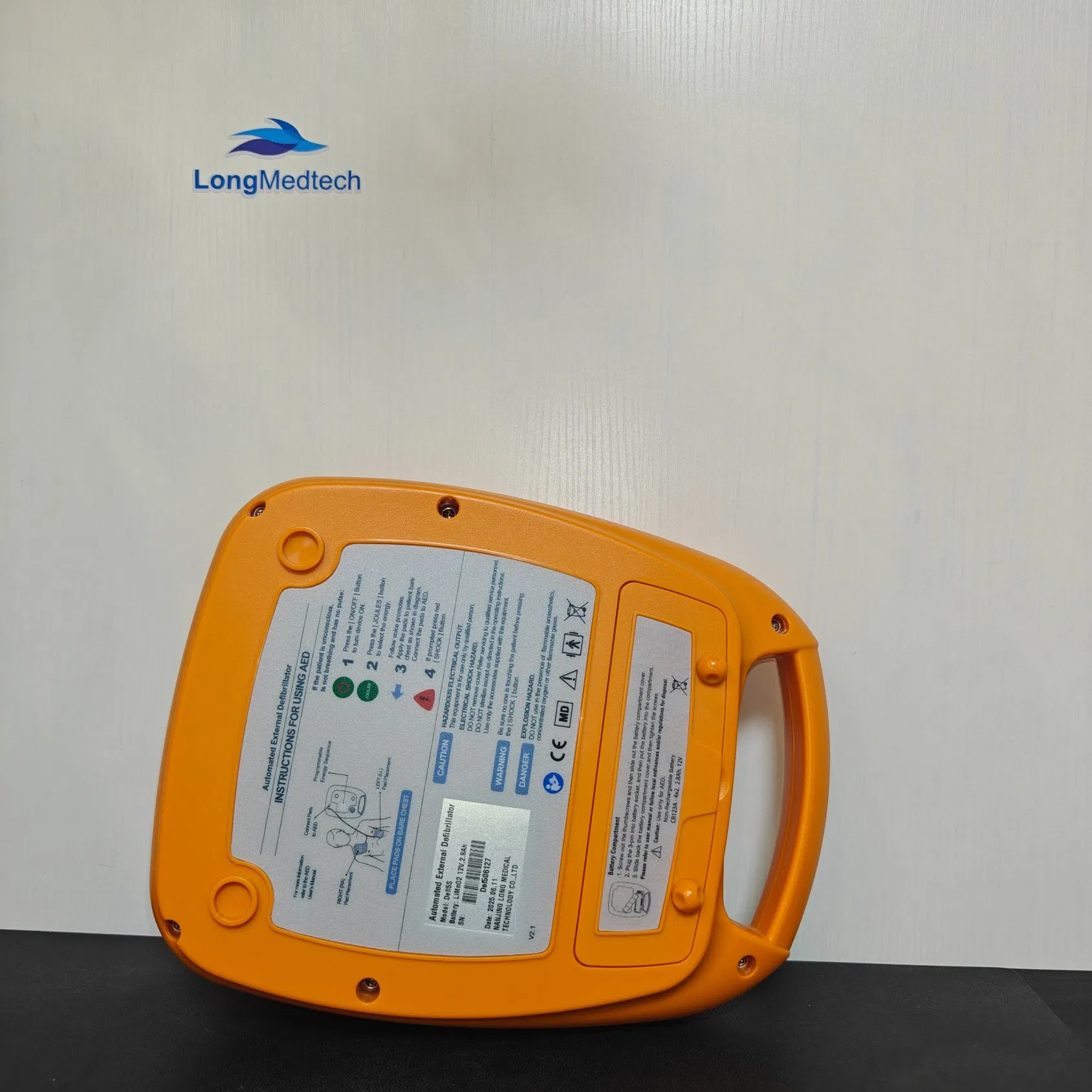 Portable First-Aid Medical Aed with Selectable Energy