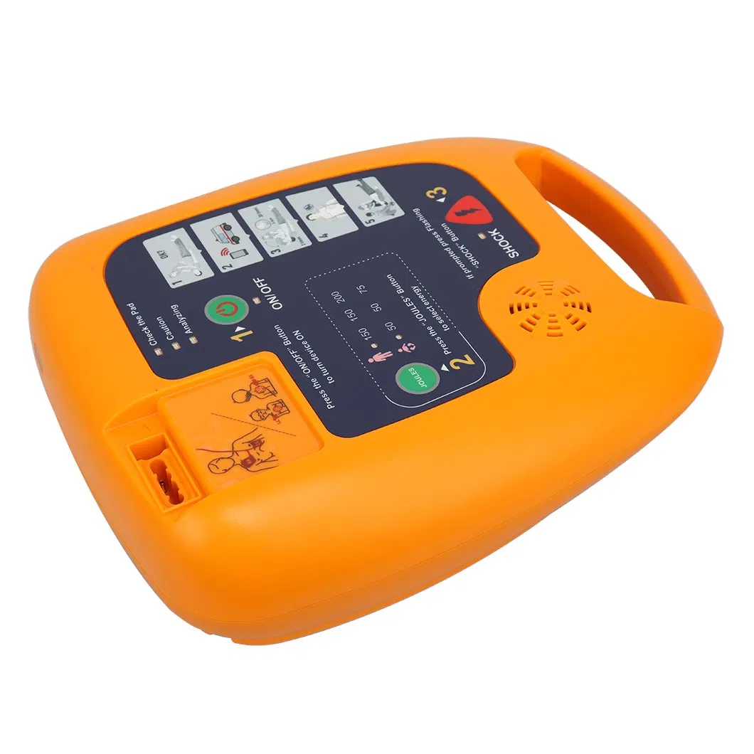 Portable Biphasic CPR Machine Cardiac Automated External Defibrillator Aed