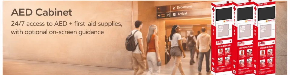 AED Cabinet Features