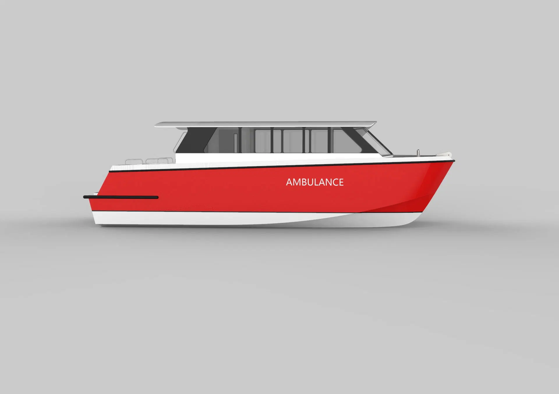 12m Aluminum Catamaran Hospital Ambulance Rescue Boat for Sale