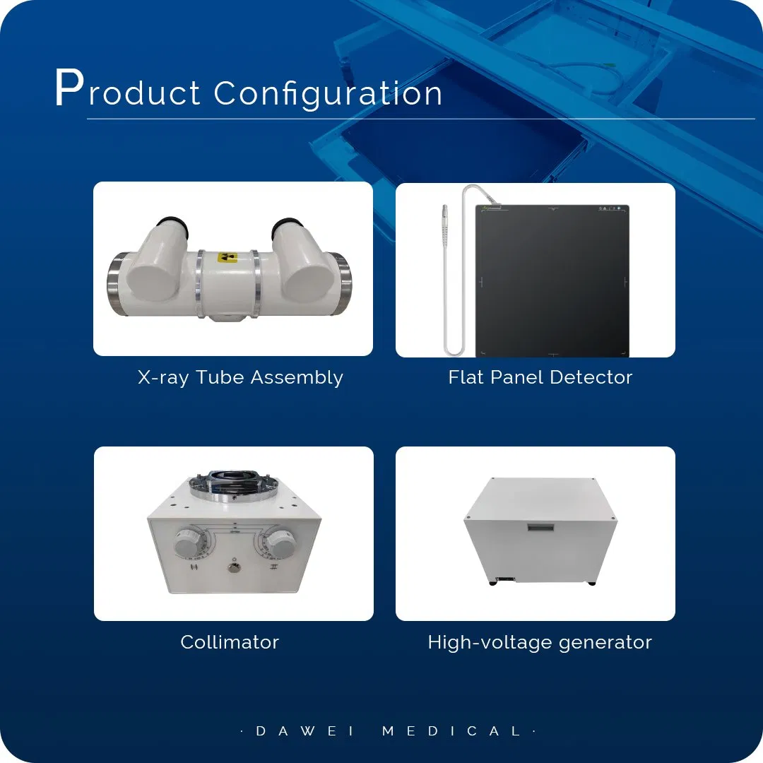650mA High Grade Medical Diagnostic X-ray Machine Floor Mounted X-ray Machines