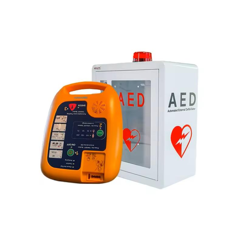 Professional Manufacture Biphasic Automated External Defibrillator Portable Aed with Carry Case