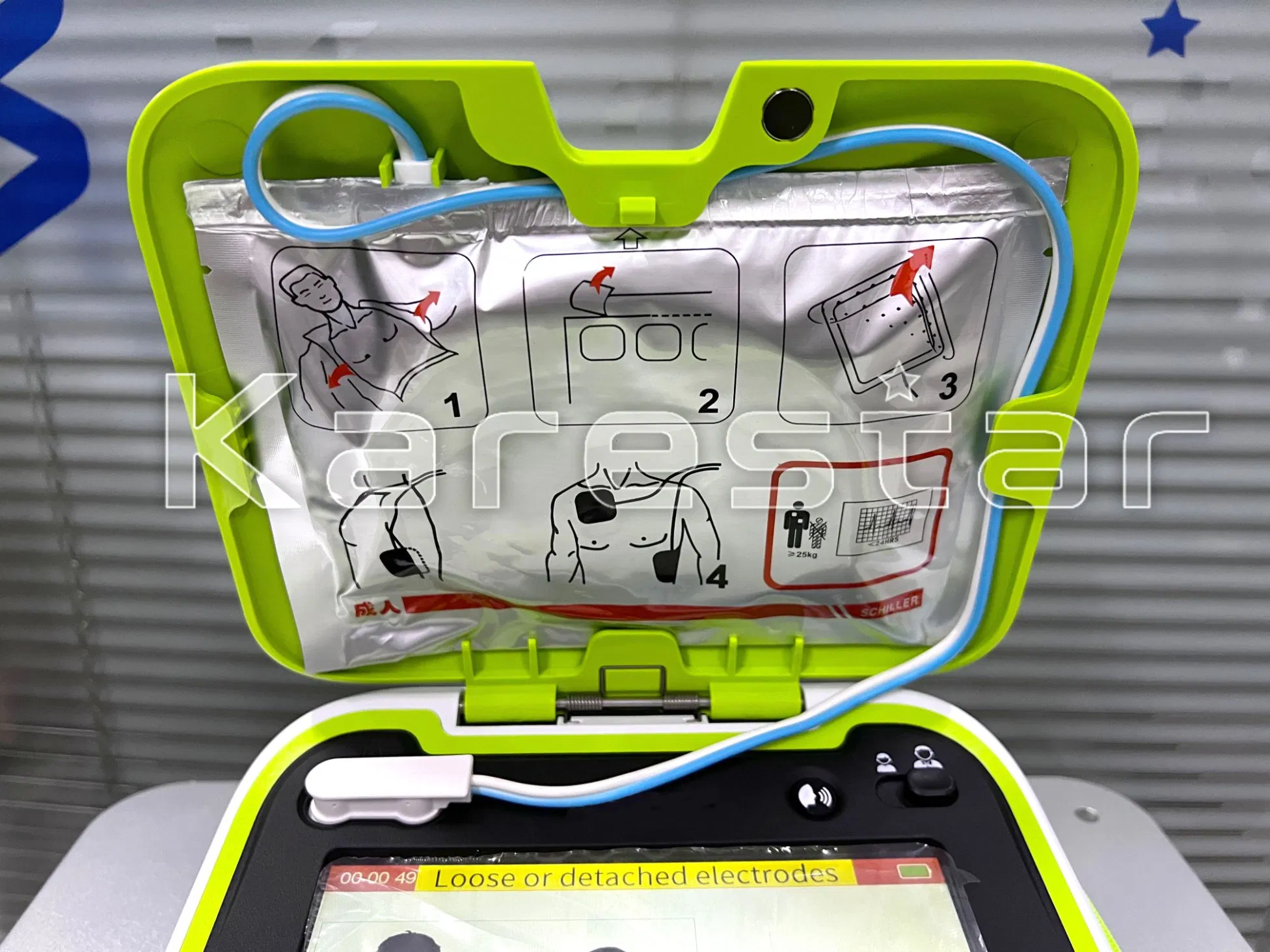 High Quality Portable Defibrillator Carry Case Defibrillator Carry Case Semi-Rigid Carry Case Aed