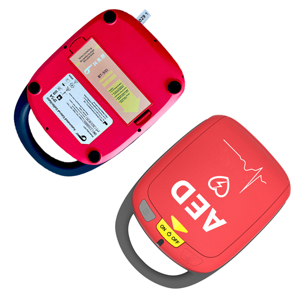 Automatic External Defibrillator (AED) with CE, ISO13485, FSC, Adult/Pediatric Compatible Pads, Bluetooth