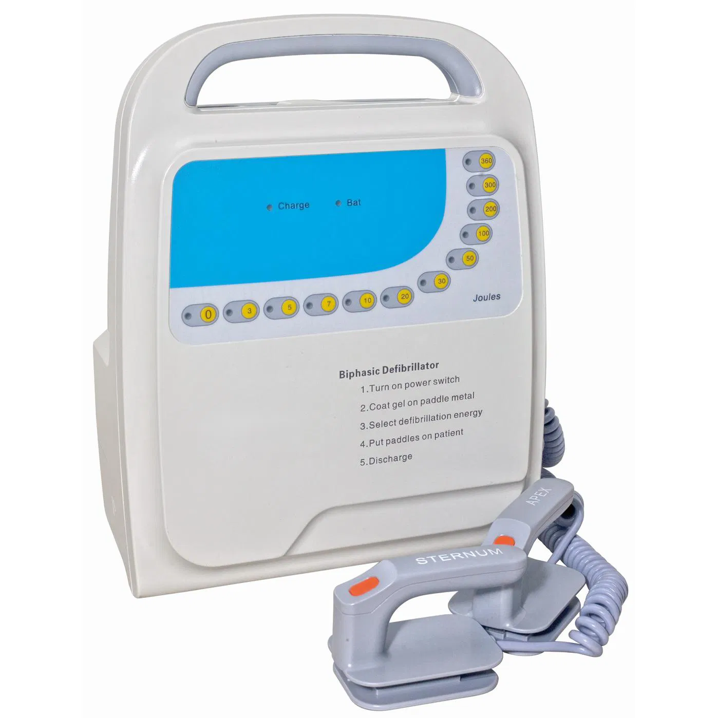HD-8000A Biphasic Defibrillator Manual External Asynchronous Defibrillation Portable