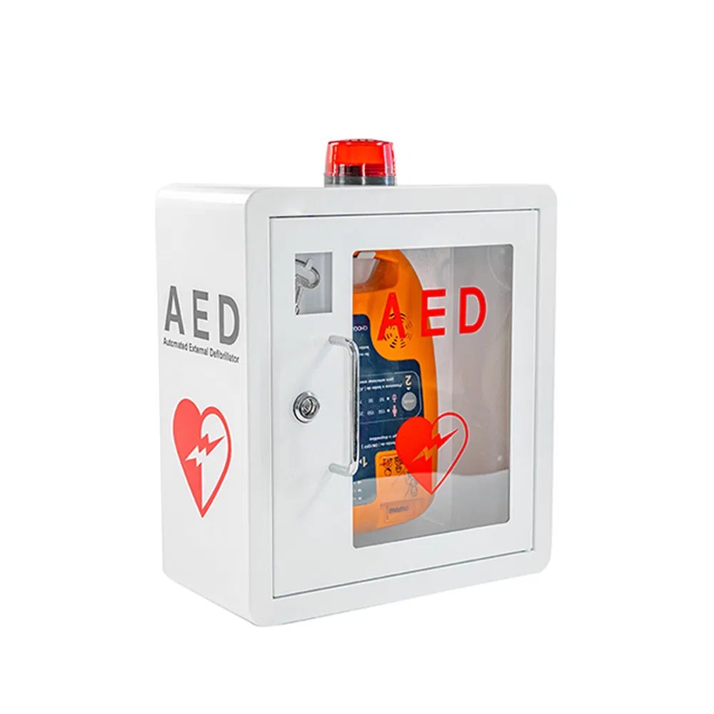 My-C025-2 Defibrillator Alarmed Wall Mounted Aed Storage Cabinet Metal Box