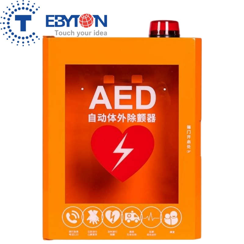 OEM Custom Emergency Kit Aed Cabinet Designed for Wall Mounted &amp; Public Access