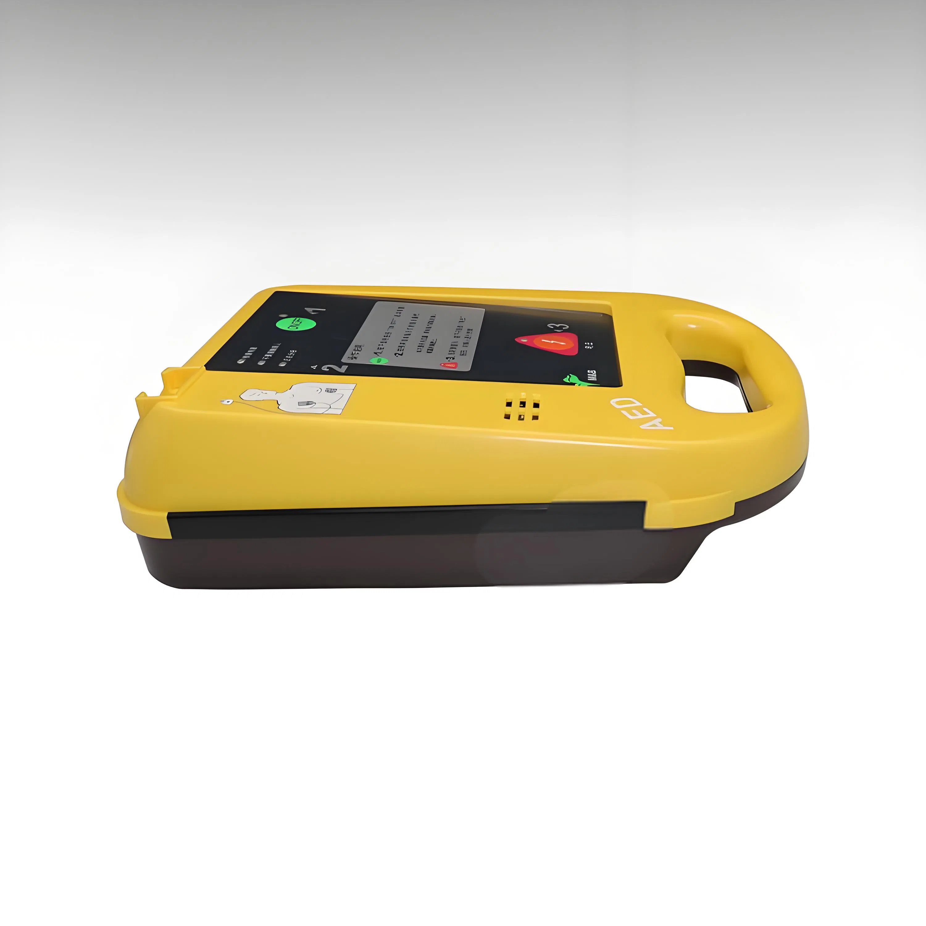 Automated External Defibrillator Aed Portable Life Saving Device for Adults Children Cardiac Emergency Heart Rescue Equipment with Voice Prompt CPR Feedback