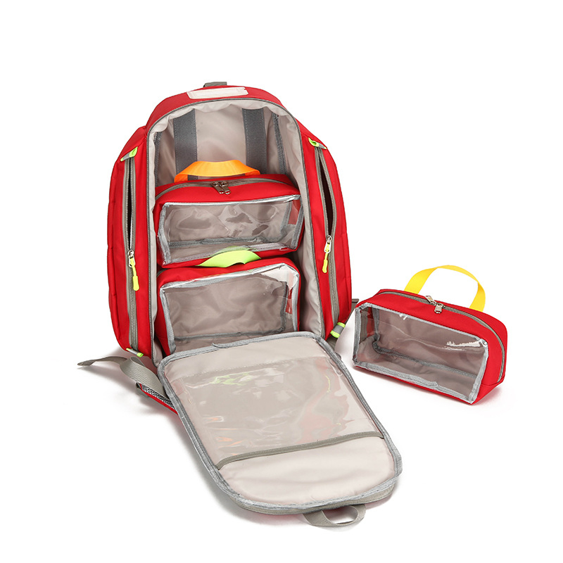 Professional Rescue Gear Aed Bag Storage First Aid Kit for Earthquake Disasters