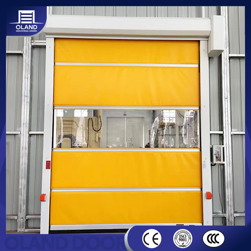 Hot Selling Modern Waterproof PVC Fabric High Speed Doors Factory Industrial Security Rolling Shutter Automatic Windproof Quick Door for Clean Room or Warehouse