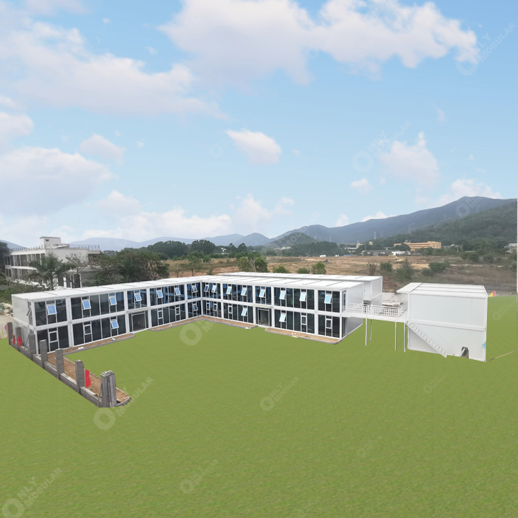 2 Floors Portable Office Prefab House Container School