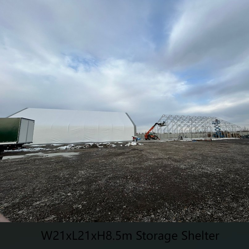 21X24X8.5m Prefabricated Warehouse Storage Tent Manufacturer Industrial Solutions Building PVC Storage Shelter