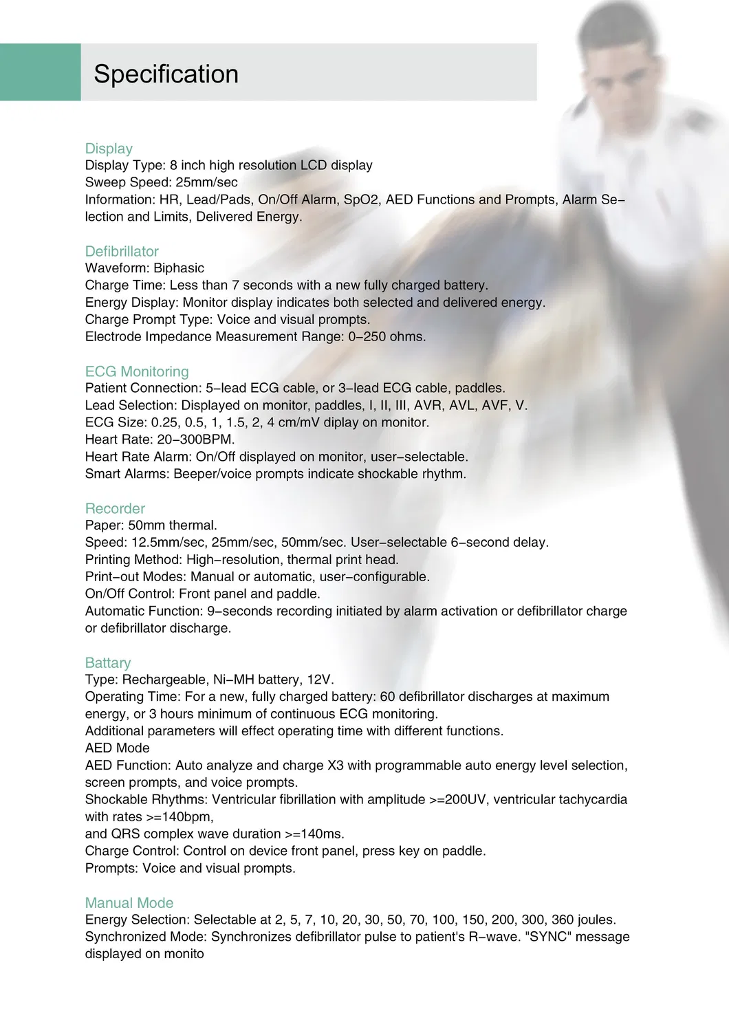 Defibrillator Monitor View 1