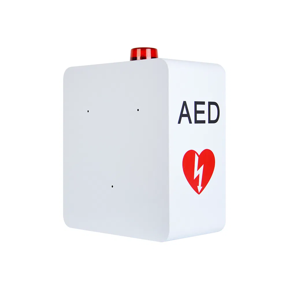 Wap Defibrillator Cabinet Lock Carry Case Alarm Fire Rescue First Aid Medical Aed Box