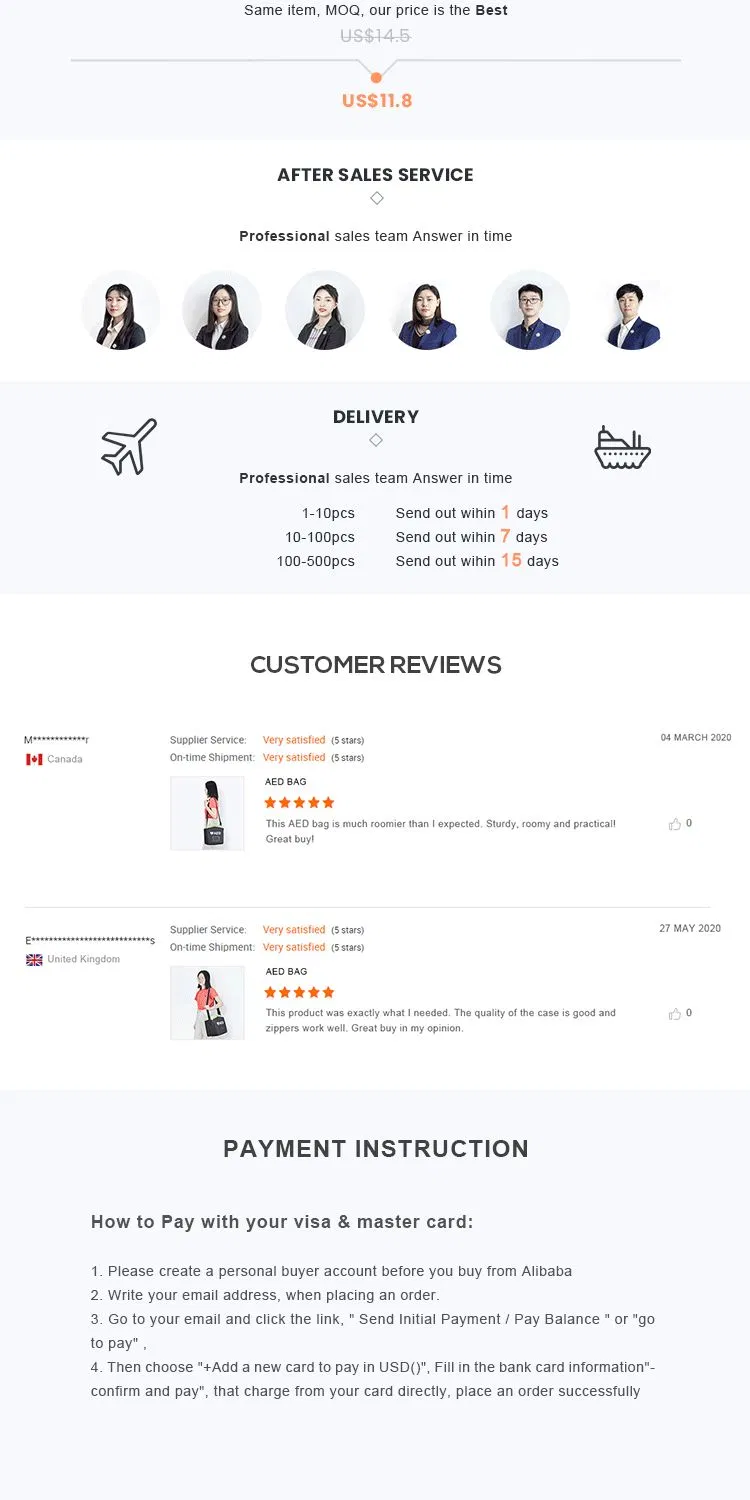 AED Hand Bag Detail 10