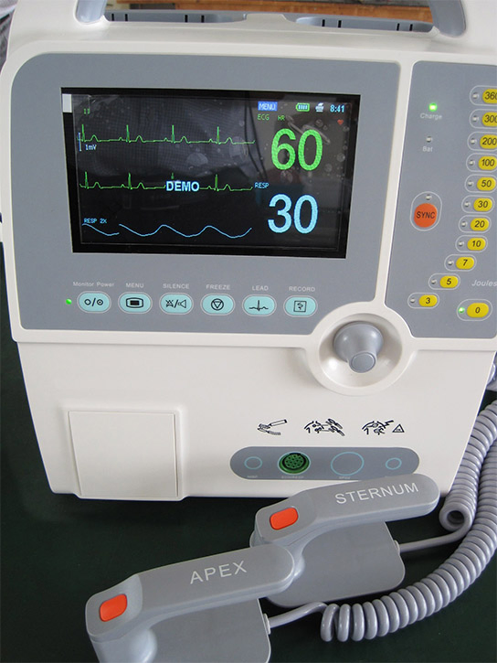 Surgical Instrument Aed Professional Cardiac Biphasic Defibrillator Monitor (THR-DM-800D)