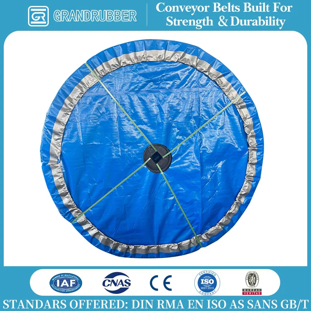 China DIN X Industrial Wear Heat Resistant Polyester Conveyor Rubber Belt for Coal Mine