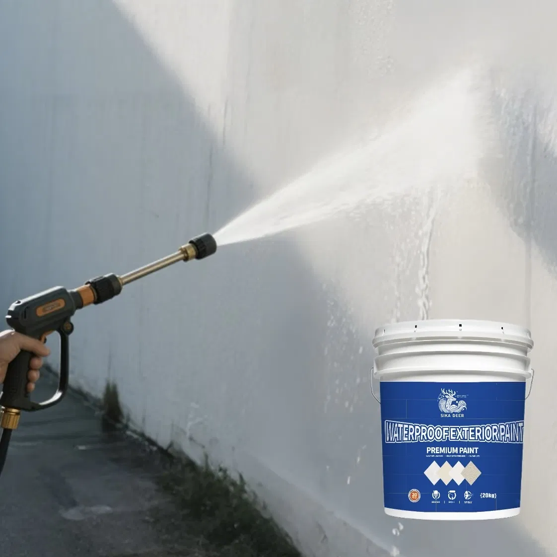 Polymer Waterproof Exterior Paint Wall Color Change Coating