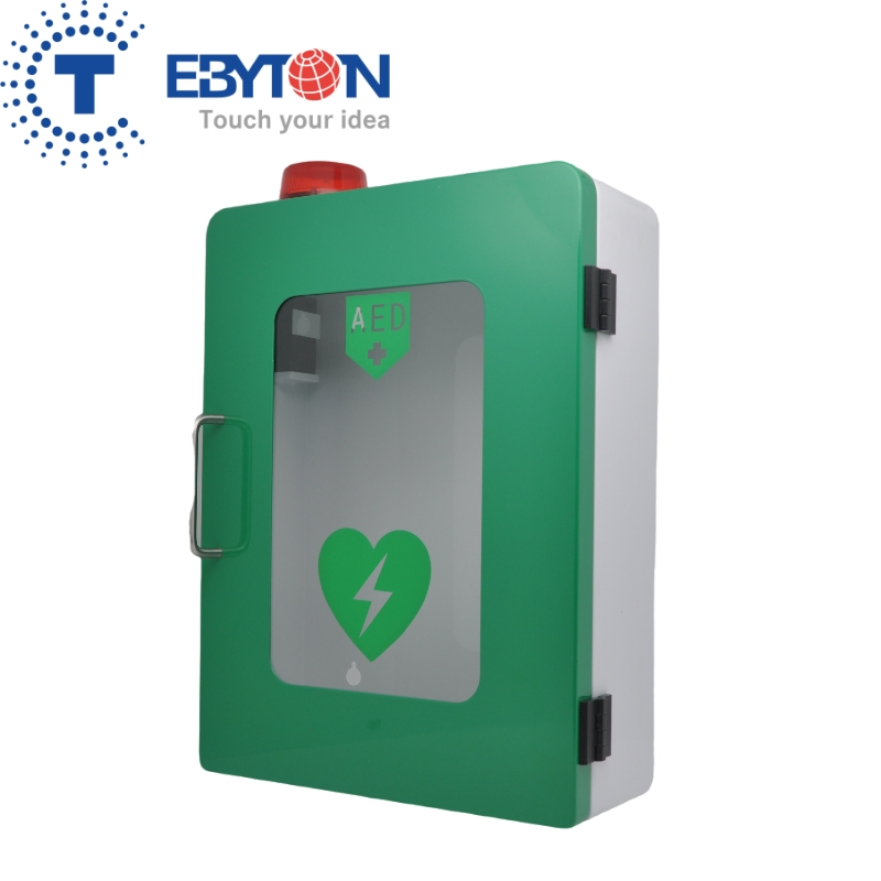 Compact Wall-Mounted Aed Cabinet for Emergency Medical Supplies